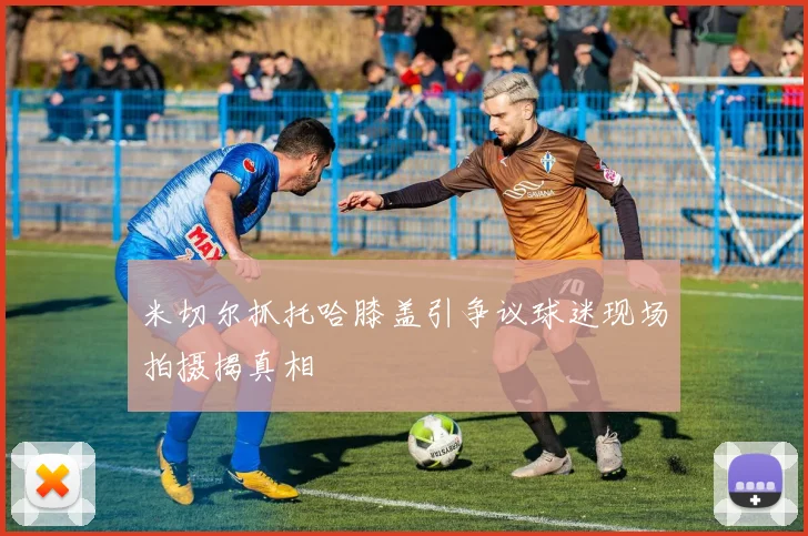 米切尔抓托哈膝盖引争议球迷现场拍摄揭真相